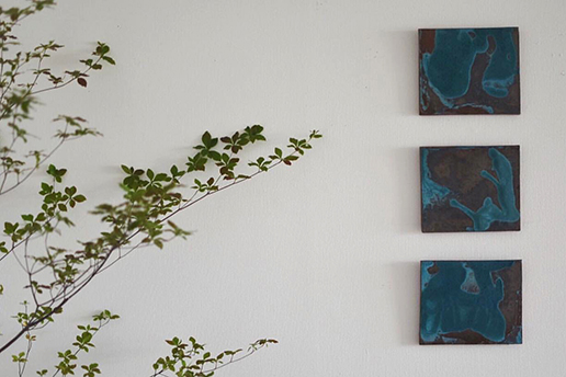 ceramic plate (triptych) 2019